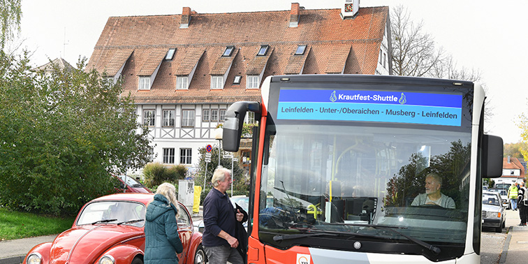 Stadt Leinfelden Echterdingen Krautfest